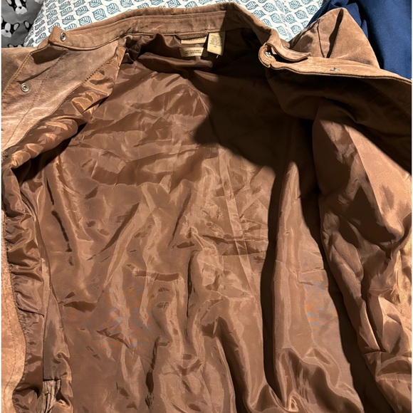 Ladies XL Ruff Hewn Sueded Leather Jacket - Picture 4 of 4